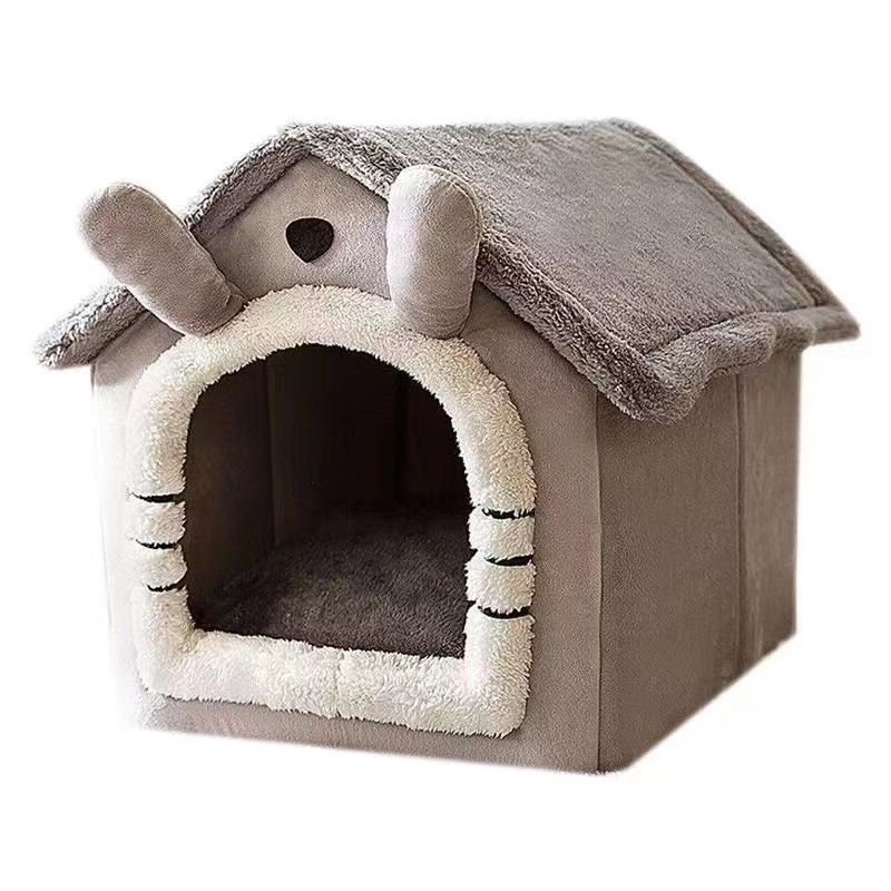 Casa para gato cálida y plegable